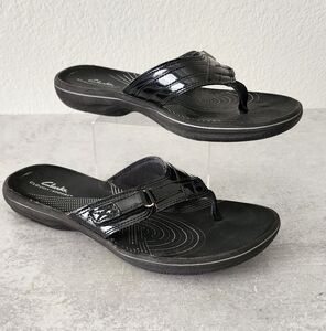 Clark's Cloudsteppers Women's Size 9 Black Sandal